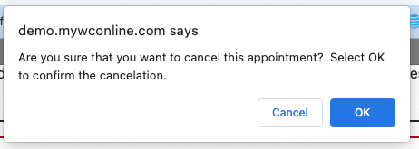 yes to cancel