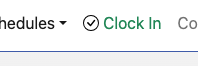 Clock in feature