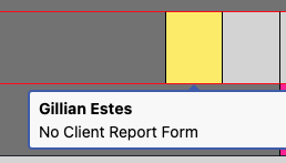 Finding student name on schedule