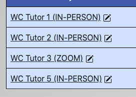 Zoom vs In-person tutor screenshot
