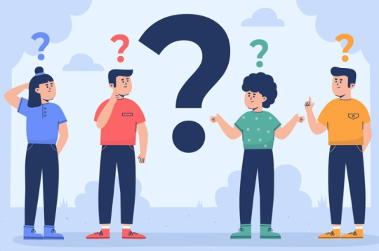 People with question