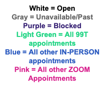 What the colors mean
